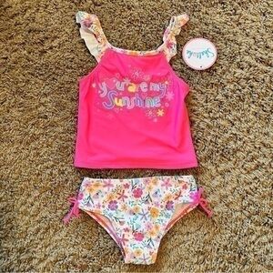 💚 NWT! Shelloha girls two piece swim set
